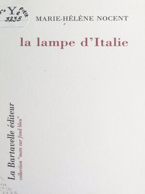 cover image of La lampe d'Italie